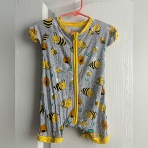 Little Sleepies Bumblebee Play Shorty Zippy